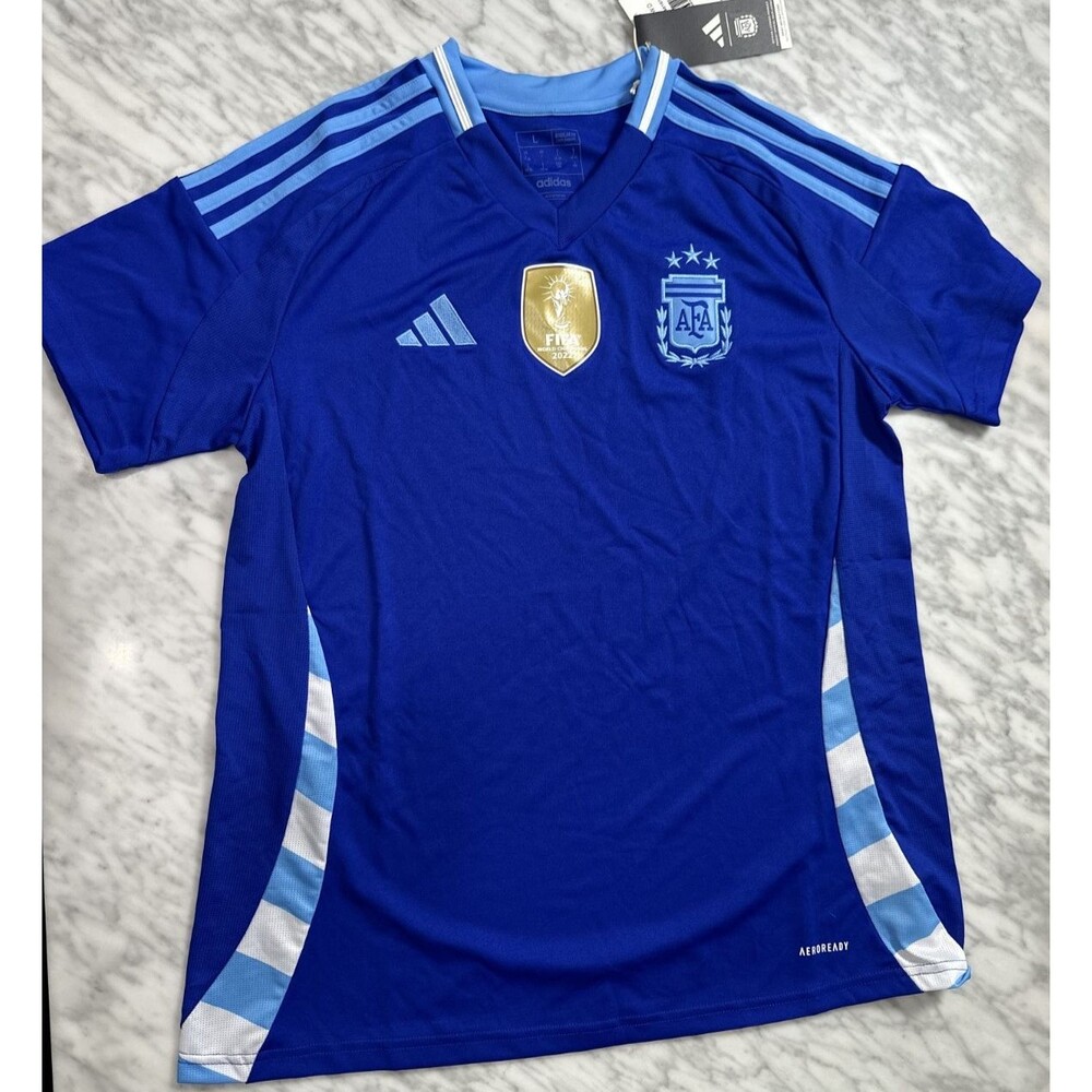 Adidas Argentina Stadium Jersey Women's Large Blue soccer football NEW IP8394